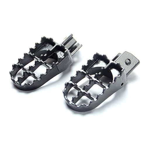 Motorcycle Dirt Bike Racing Foot Pegs Footrest Compatible with Yamaha YZ125 YZ250 BW80 DT50 PW50 PW80 RT100 RT180 TT225S TT225T TTR110 TTR90 TW200 WR200 250 500 XT225 250 350 